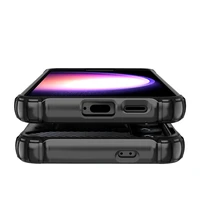 Hibridinis šarvuotas dėklas telefonui Samsung Galaxy A16 / A16 5G - juodas