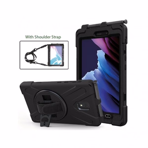 Patikimas dėklas Grip, skirtas Samsung Galaxy Tab Active3/Active5, juodas