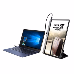 ASUS MB14AC kompiuterio monitorius 35,6 cm (14") 1920 x 1080 pikseliai „Full HD“ Pilka