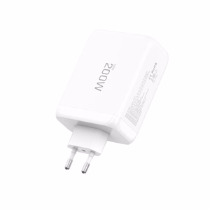 "Tech-Protect NC200W-GaN" 4 prievadų 200 W sieninis įkroviklis - baltas