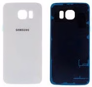 Galinis dangtelis Samsung G920F S6 White Pearl (be kameros stikliuko) originalus (naudotas, Grade A)