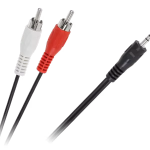 3.5 mm jack to 2 RCA cable, 1.2 m