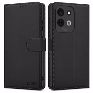 Tech-Protect Wallet dėklas Xiaomi Redmi 17 4G / 5G, juodas