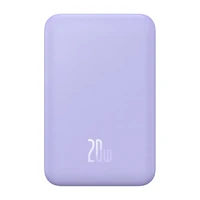 Magnetinė išorinė baterija Baseus Mini 5000mAh 20W (violetinė)