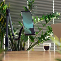 Wozinsky ilgas lankstus telefono ir planšetės laikiklis juodas (WTHBK5)