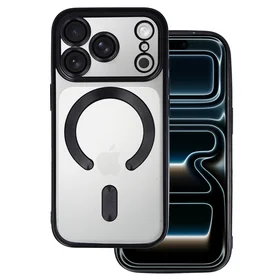 Metalinis Magsafe dėklas iPhone 17 Pro juodas