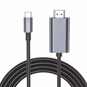 Tech-Protect UltraBoost кабель USB-C HDMI 4K 60Hz 2м - чёрный
