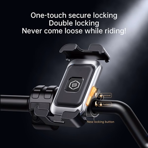 Blavec dviračio laikiklis BV-02 Velo vairui (BV02-HSB) sidabrinis-juodas