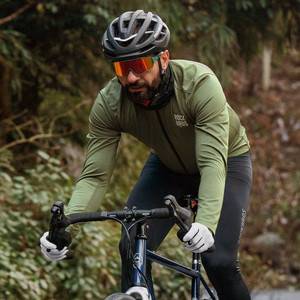 Rockbros TLWT001 ROAD TO SKY windproof insulated cycling jersey L - green