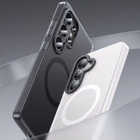 Benks magnetinis Lucid Armor dėklas (0045) Samsung Galaxy S25 Plus Ultra telefonui, baltas