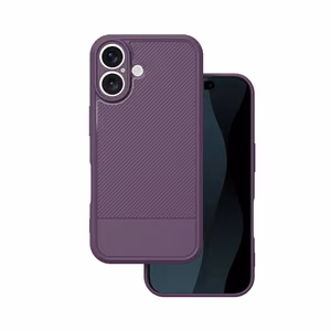 Simple Carbon dėklas telefonui iPhone 17 6,3" violetinis
