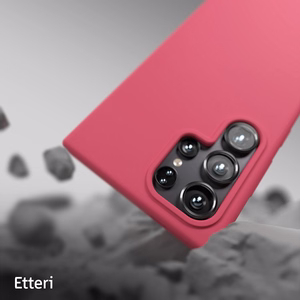 Etteri Силиконовый чехол для Samsung Galaxy S25 Ultra малиновый