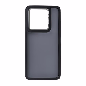 Crystal juodas dėklas for Xiaomi Redmi Note 14 5G (Global) pilkas