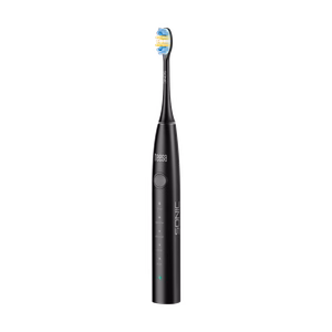 TEESA SONIC 2 garsinis dantų šepetėlis, juodas, 5 režimai, kelioninis dėklas, USB-C