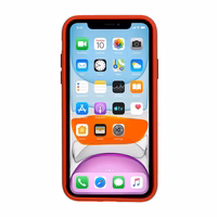 Dėklas telefonui Vennus Color Button Bumper skirtas Samsung Galaxy S21 Plus - raudonas