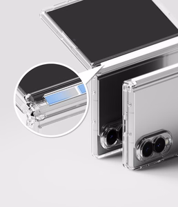 Ringke Fusion Flap dėklas, skirtas Samsung Galaxy Z Fold 8 – skaidrus