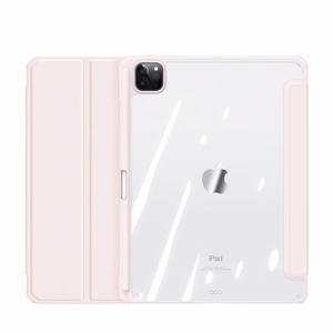Dux Ducis Toby Armored Flip Smart Case для iPad Air 2020/2022 с держателем Apple Pencil Holder Pink