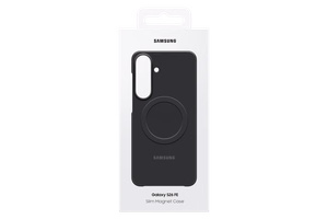 Juodas plonas magnetinis „Samsung“ dėklas, skirtas „Galaxy S26 FE“