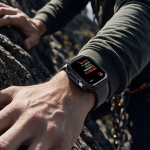 чехол Spigen Rugged Armor  Apple Watch 46 mm, матовый чёрный