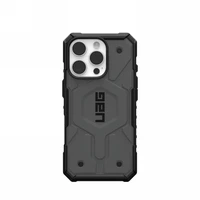 UAG Pathfinder Magnetinis dėklas iPhone 16 Pro - sidabrinis