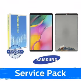 Ekranas skirtas Samsung T510 / T515 Tab A 10.1'' juodas (Service Pack)