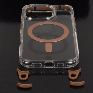 Tel Protect Strap Clear чехол для Iphone 17 Pro золотой