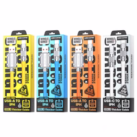 WEKOME WDC-186 Wingle Series - USB-A to Lightning Fast Charging 1m connection laidas (baltas)