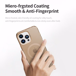 Rock Matte serijos magnetinis dėklas Iphone 16 juodas