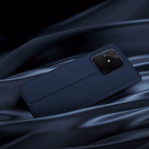 Dux Ducis Skin Pro dėklas telefonui su atvartu Realme Narzo 50A, juodas