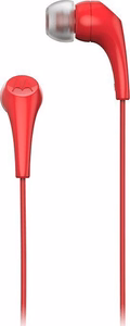 Wired earphones jack with mircophone 3,5mm MOTOROLA Ear Buds 2-s red