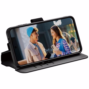 CARE by PanzerGlass Funkcinė piniginė su stovu dėklas Samsung Galaxy A36 5G - juodas