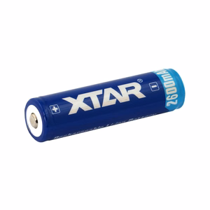 18650 3,7 V ličio jonų 2600 mAh baterija su apsauga