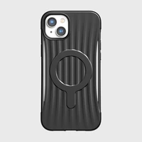 Raptic X-Doria Clutch dėklas iPhone 14 Plus su Magnetine galinė juoda danga