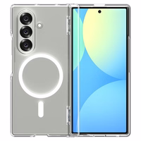 Spigen Tough Armor Pro Mag Magnetinis dėklas telefonui Samsung Galaxy Z Fold 7 - skaidrus ir baltas