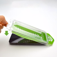 9H grūdintas stiklas su montavimo rėmeliu iPhone 14 Pro Max Wozinsky Premium stiklas - juodas