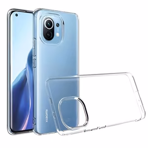 Чехол для Xiaomi Mi 11 LITE 5G / Mi 11 LITE LTE ( 4G ) / Mi 11 LITE NE, задняя накладка Ultra Slim 0,5 мм, прозрачная