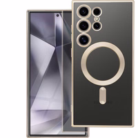 ELECTRO MAG COVER dėklas suderinamas su Magnetine SAMSUNG A17 auksinis