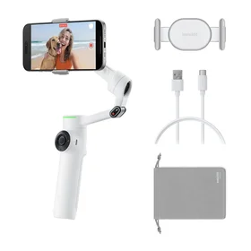 Insta360 Flow 2 Pro AI Tracker Stabilizer Bundle (white)