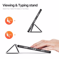 Dėklas Dux Ducis Domo Samsung X210/X215/X216 Tab A9 Plus 11.0/X230/X235/X236 Tab A11 Plus 11.0 juodas