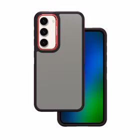 Telefono Dėklas "Crystal Black" Samsung S911 S23 Raudonas