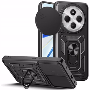 Tech-Protect CamShield Pro dėklas telefonui Xiaomi Redmi 14C / Poco C75 - juodas