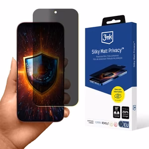 Poco F9 Ultra – 3mk Silky Matt Privacy – privatumo filtras