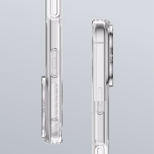 AmazingThing Titan Pro dėklas telefonui iPhone 17 Pro, suderinamas su MagSafe - permatomas