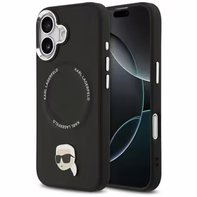Karl Pin Magnetinis dėklas telefonui iPhone 17 - juodas