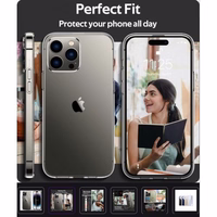 Dėklas X-Level "Antislip" Apple iPhone 17 Pro skaidrus