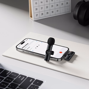 Borofone Lavalier wireless microphone BFK16 Winner Lightning black
