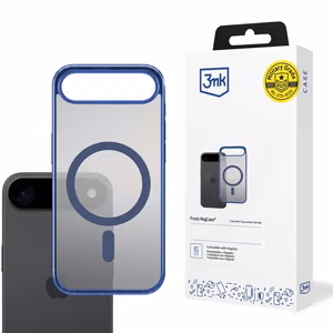 3mk Frosty MagCase dėklas telefonui skirtas iPhone 17 Air – mėlynas