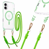 Tel Protect Strap Skaidrus dėklas Iphone 17 žalias