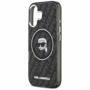 Karl Lagerfeld IML Karl Head Logo MagSafe Case for iPhone 17 - Black