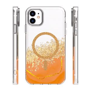 Epoxy Mag dėklas skirtas iPhone 11 oranžinis